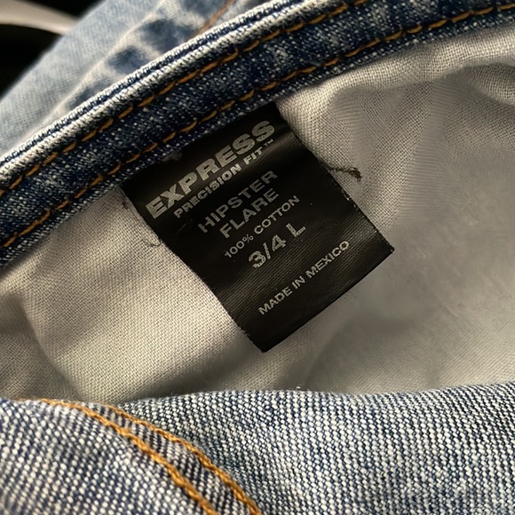 Express Light Wash Bootcut Blue Jeans - Picture 10 of 10